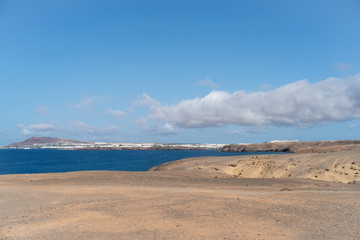 Papagayo coastline in Lanzarote island, Spain