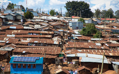 Stadtlandschaft: Nairobi Township