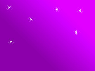 Purple gradient background with stars
