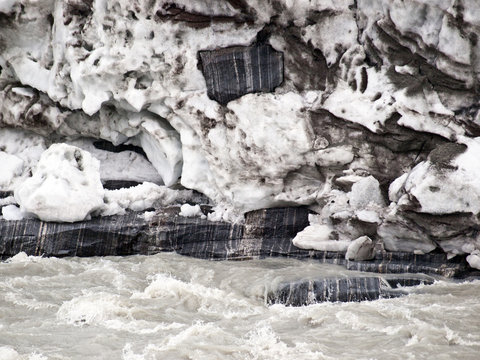 Basis des Russell Gletschers in Westgr&ouml;nland, K&uuml;ste, Westk&uuml;ste, Gr&ouml;nland