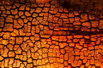 Printed roller blinds Firewood texture Burnt wood texture, abstract background