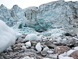 Fototapeta na wymiar Russell Gletscher in Westgrönland, Küste, Westküste, Grönland