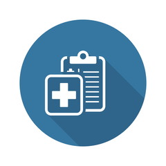 Medical Report and Services Flat Icon