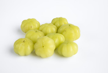 Malay gooseberry on white background