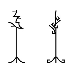 Coat Stand Icon Design