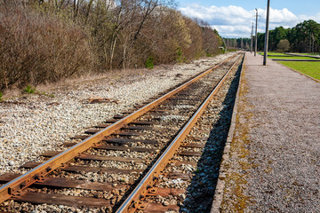 railroad tracks and ground details