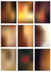 Fototapeta premium set of abstract backgrounds
