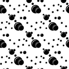 Bubble Icon Seamless Pattern