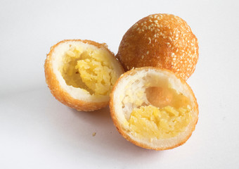 Snack food of Golden Sesame Glutinous Rice Balls