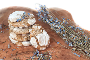 Tasty cookies for the New Year's table