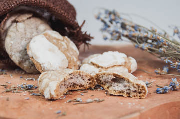 Tasty cookies for the New Year's table