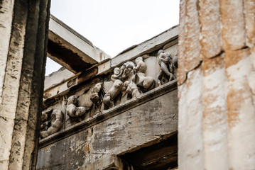 Column detail, Athens, Greece