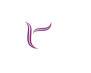 Hair wave logo vector icon