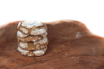 Tasty cookies for the New Year's table