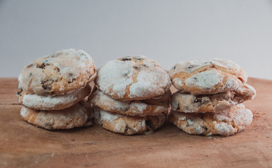 Tasty cookies for the New Year's table