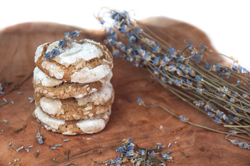 Tasty cookies for the New Year's table