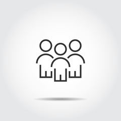 People Icon work group Team Vector
