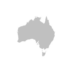 Australia map vector