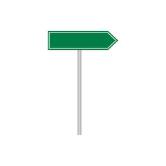 Street sign with place for text. Road signs. Vector illustration