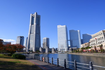 Fototapeta na wymiar Representative Buildings of Yokohama, Japan
