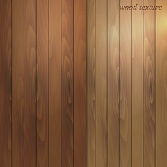 Realistic set of wood textures. Color pattern of parquet, laminated board. Vector illustration.