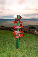 Ngorongoro Valley in Tanzania