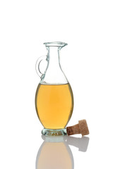 apple cider vinegar with a cork