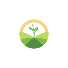 Grow Up logo, Environmental care logo