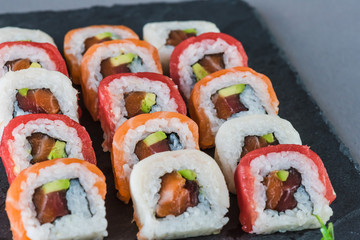Sushi ready for food