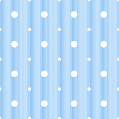 Seamless abstract blue background with white dots