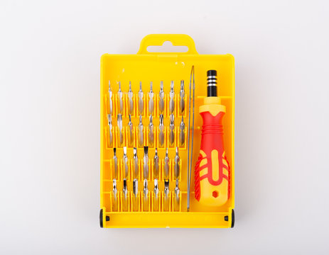 Screwdriver Set isolate on white