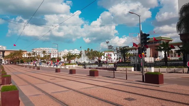 Palace of Justice on Mohammed V Square in Casablanca - Morocco