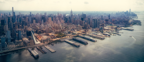 New York von oben Hubschrauber 