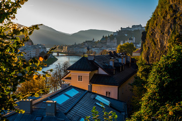 Obraz premium Autumn in Salzburg