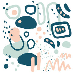 Hand drawn design elements.