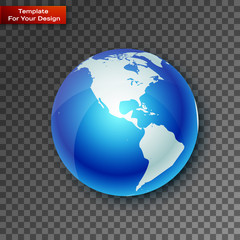 Planet On transparent Background