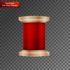 Sewing thread On transparent Background