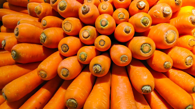 Organic carrot. Food background.