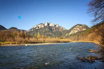 view of the Three Crowns mountain in the Pieniny / Landscape
