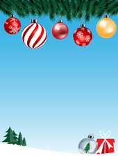 christmas background for decoration, vector illustration