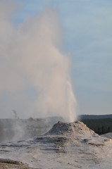 WHITE DOME GEYSER YELLOWSTONE NATIONAL PARK (WYOMING) USA