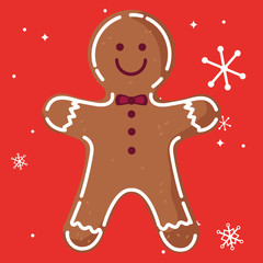 gingerbread man cookie design