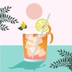 Summer Cocktail Party Poster.