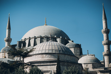 Obraz premium Istanbul, Turkey. Mosque Suleymaniye Camii.