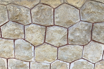 Masonry wall (made of stones)