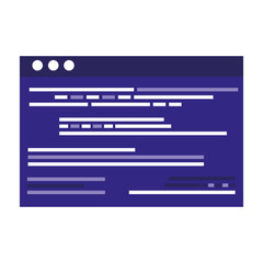 Fototapeta premium template webpage isolated icon