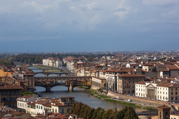 Fototapeta premium panoramic view of florence italy