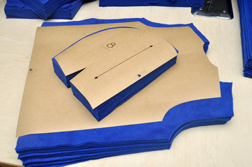 commercial textiles cut out to pattern