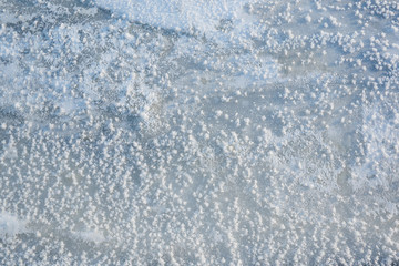 beautiful blue ice abstract natural background