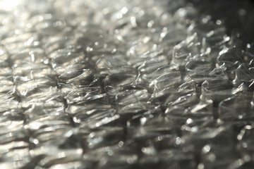 Abstract bubble wrap background